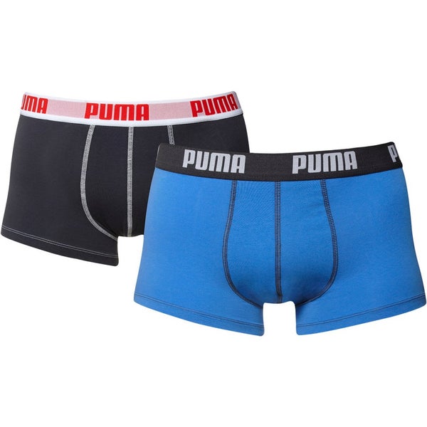 Puma Men's 2 Pack Trunks - Navy/Blue