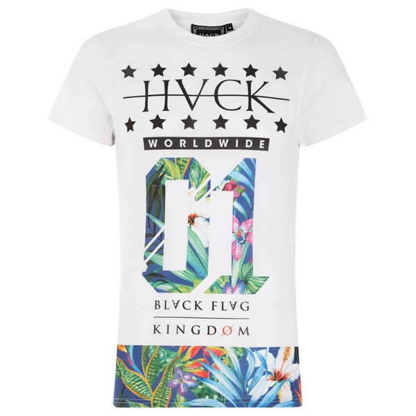 Hack Men's Vega Printed T-Shirt - White