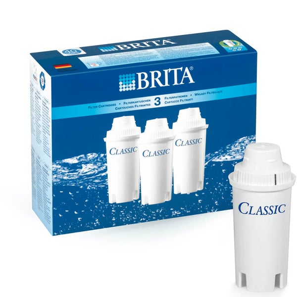 BRITA Classic Water Filter Cartridges (3 Pack)