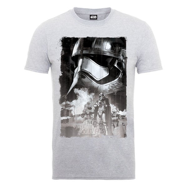 Star Wars Men's The Force Awakens Captain Phasma Poster T-Shirt ...