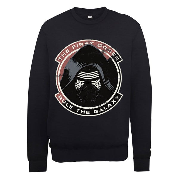 Star Wars The Force Awakens Kylo Ren Rule The Galaxy Sweatshirt - Black
