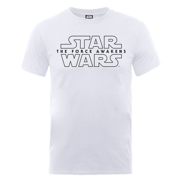 Star Wars Men's The Force Awakens Force Awakens Logo 1 T-Shirt - White