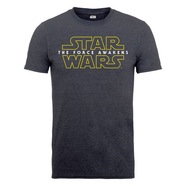 Star Wars Men's The Force Awakens Force Awakens Logo 2 T-Shirt - Tweed