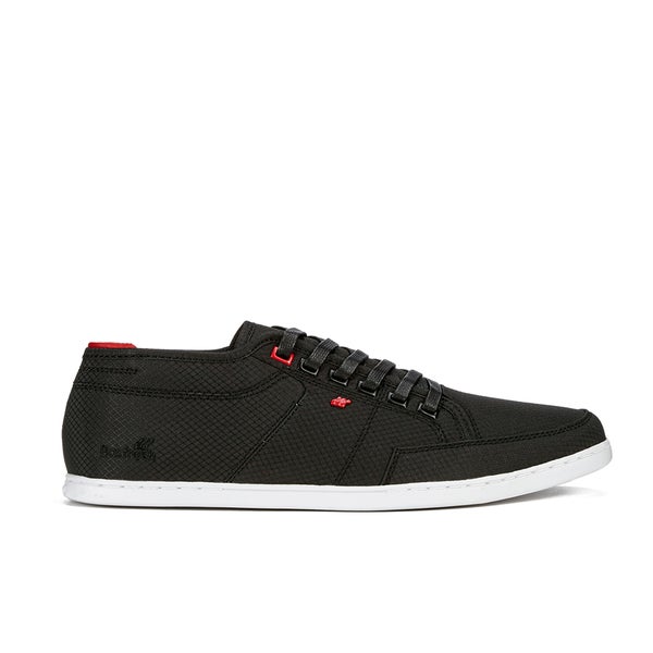 Boxfresh Men's Sparko Ripstop Low Top Trainers - Black/Chilli Red