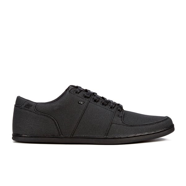 Boxfresh Men's Spencer Waxed Canvas Low Top Trainers - Black