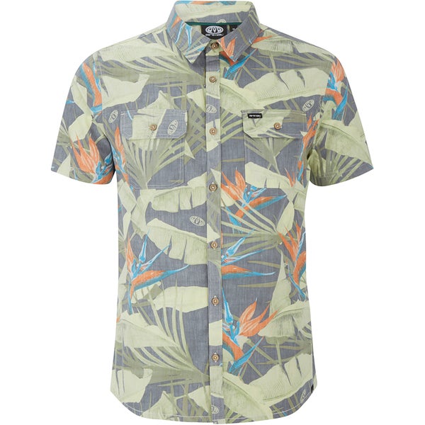 Animal Men's Parana All Over Print Short Sleeve Shirt - Green