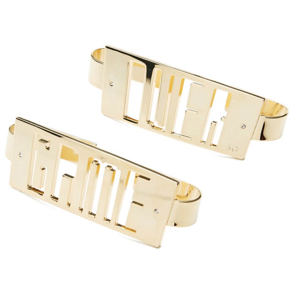 Maria Francesca Pepe Women's Game Over Knuckle Dusters - Gold