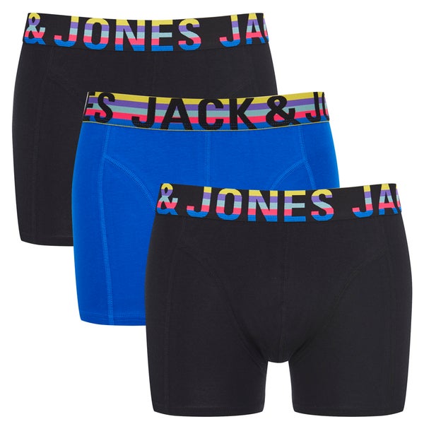 Jack & Jones Men's 3-Pack Mixtype Boxers - Black