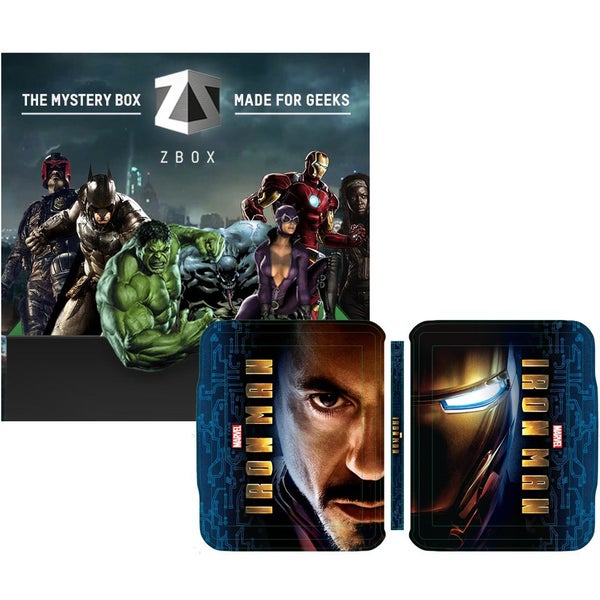 Heroes & Villains ZBOX with exclusive Iron Man Limited Exclusive Lenticular Steelbook
