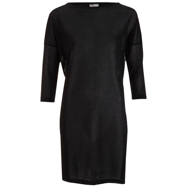 Vero Moda Women's Sianna 3/4 Mini Dress - Black Lurex