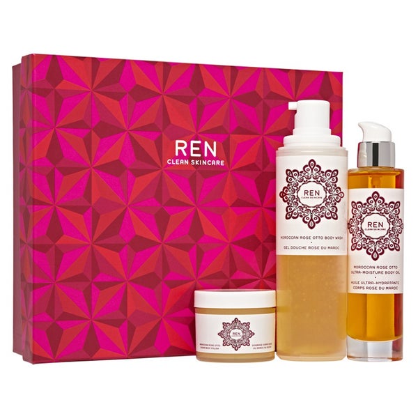 REN coffret-cadeau collection rose du Maroc (avec une valeur de 80€)