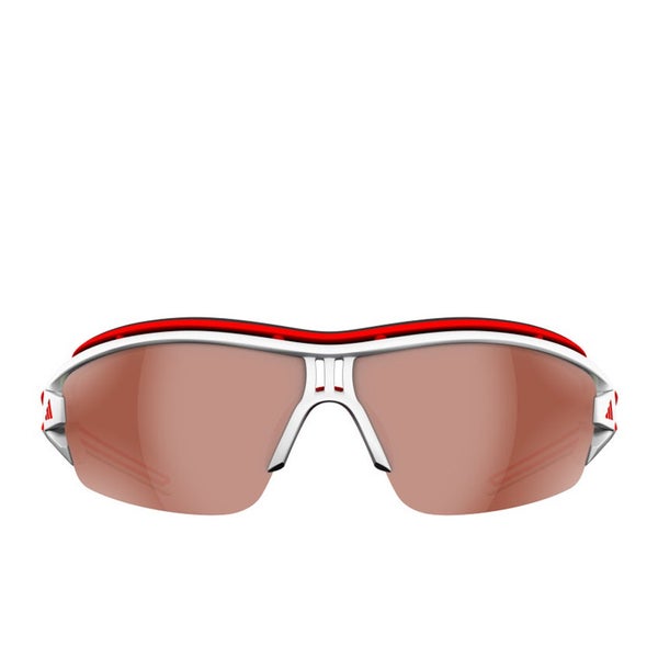 Exactitud Examinar detenidamente constante adidas Evil Eye Halfrim Pro Sunglasses - White/Red | ProBikeKit Australia