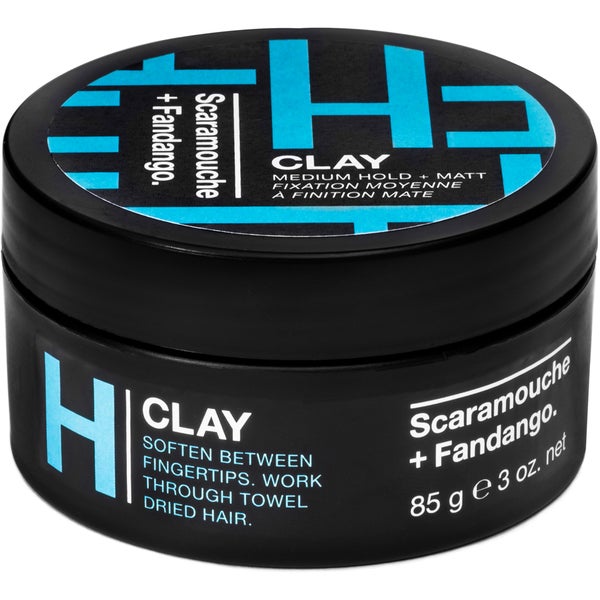 Глина для укладки волос для мужчин Scaramouche & Fandango  Men's Hair Styling Clay (85 г)