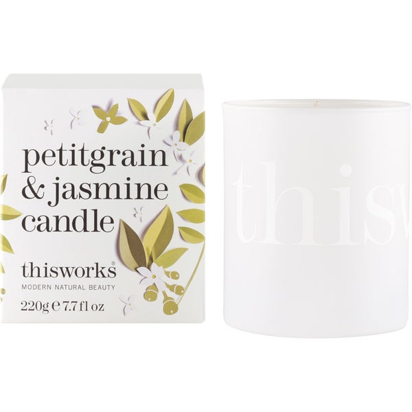 this works Limited Edition Petitgrain and Jasmine Candle (220g)