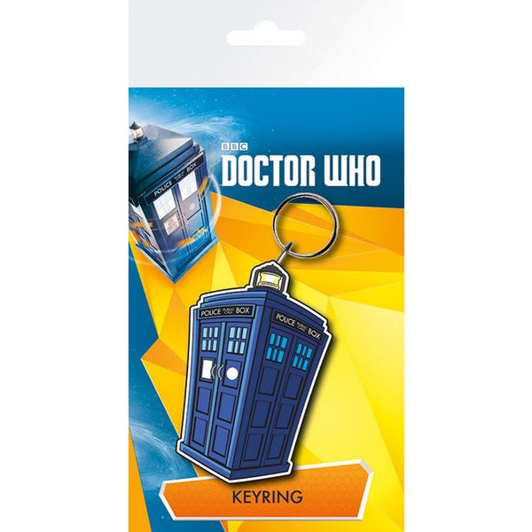 Doctor Who Tardis Illustration - Keychain