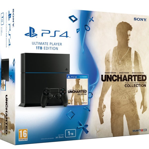 Sony PlayStation 4 1TB - Includes Uncharted: The Nathan Drake Collection