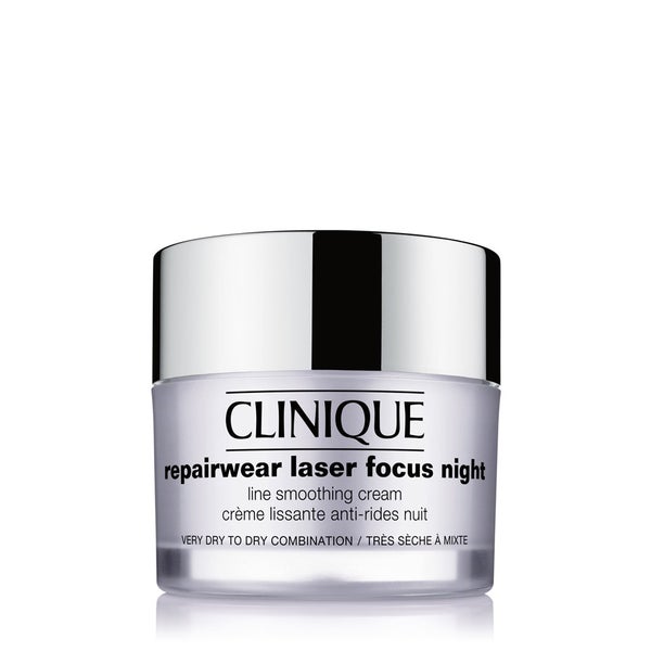 Clinique Repairwear Laser Focus Night Line Smoothing Cream Very Dry to Dry Combination 50ml