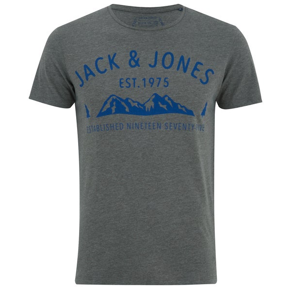 T -Shirt Jack & Jones pour Homme Axe -Gris Clair