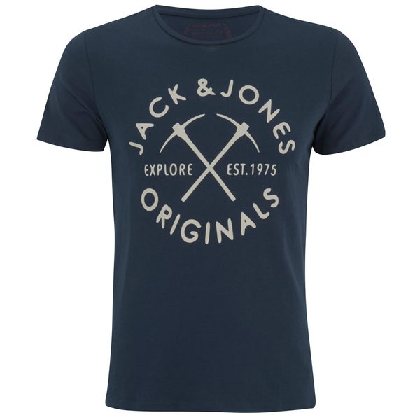Jack & Jones Men's Axe T-Shirt - Navy Blazer
