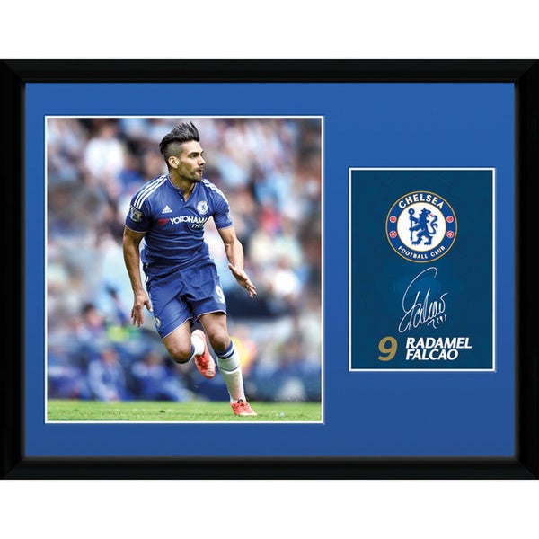 Chelsea Falcao 15/16 - 16 x 12 Inches Framed Photographic