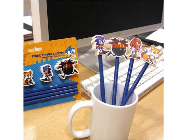 Gommes Pencil Toppers Sonic