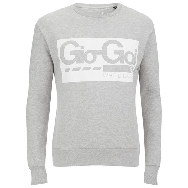 Gio Goi Men's White Label Crew Sweatshirt - Grey Marl