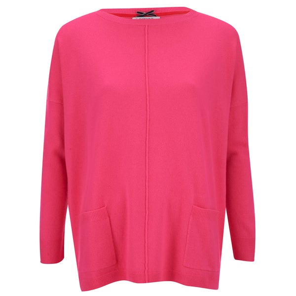 Cocoa Cashmere Women's Jumper with Pockets - Dayglow