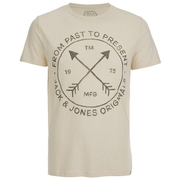 Jack & Jones Men's Willie T-Shirt - Treated White