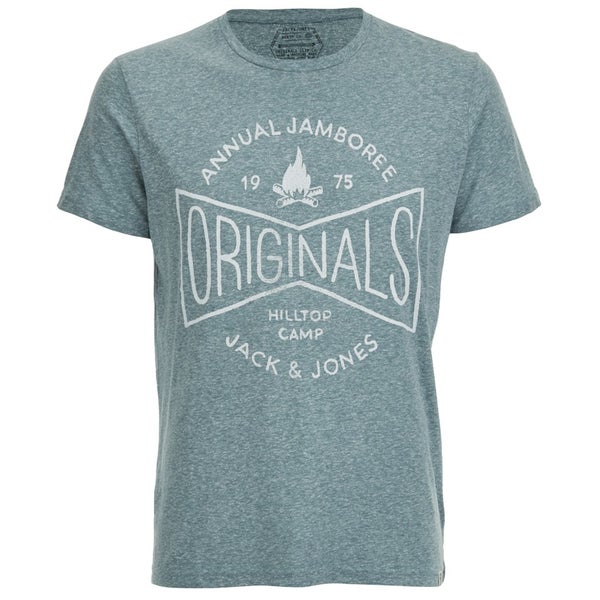 Jack & Jones Men's Willie T-Shirt - Mediterranean