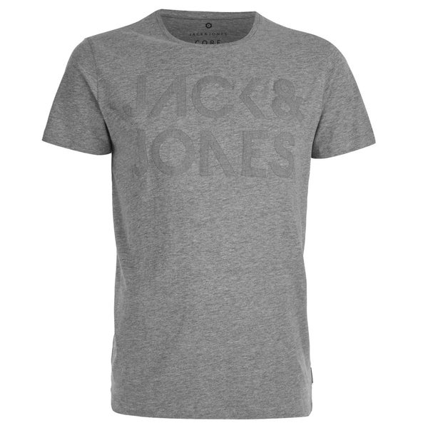 Jack & Jones Herren Rupert T-Shirt - Light Grau Melange