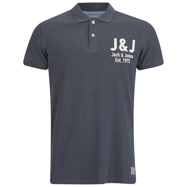 Jack & Jones Men's Moss Polo Shirt - Navy Blazer