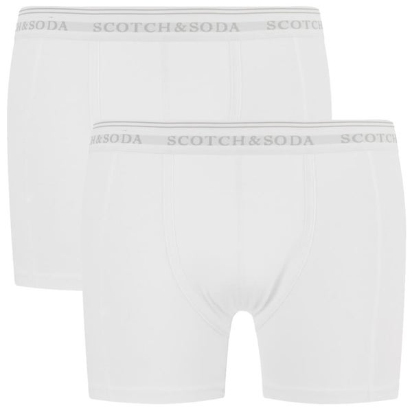 Scotch & Soda Men's Allover Printed Boxer Shorts - White