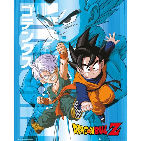 Dragon Ball Z Trunks And Goten - 16 x 20 Inches Mini Poster