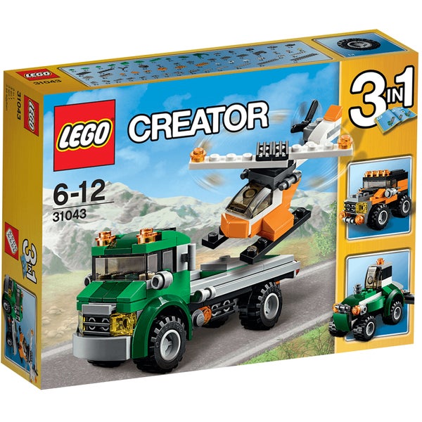 LEGO Creator: Le transport de l'hélicoptère (31043)
