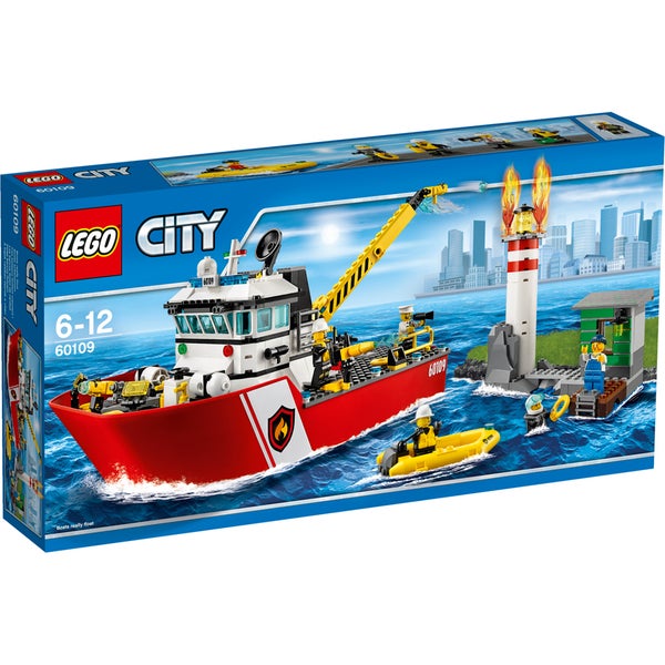 LEGO City: Le bateau des pompiers (60109)