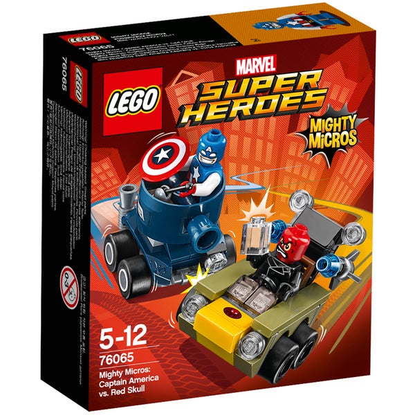 LEGO DC vs. Marvel Mighty Micros: Captain America contre le Crâne Rouge (76065)