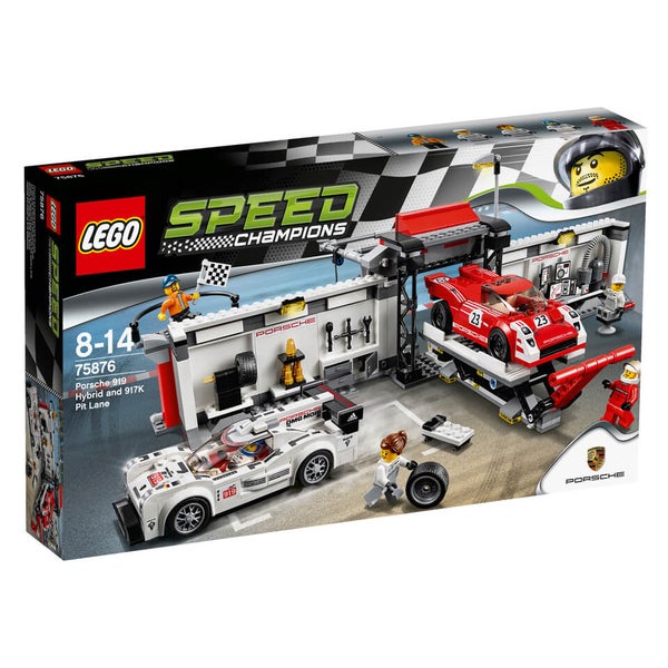 LEGO Speed Champions: Porsche 919 Hybrid and 917K Pit Lane (75876)