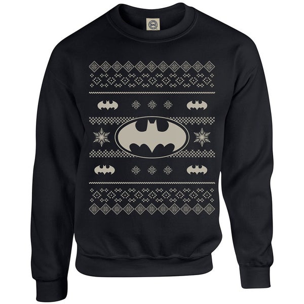 DC Originals Christmas Batman Kids Sweatshirt - Black