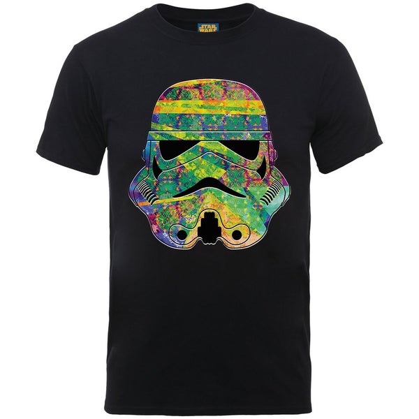 Star Wars Men's Command Stormtrooper Multi Pattern T-Shirt - Black