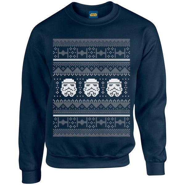 Star Wars Christmas Stormtrooper Sweatshirt - Navy
