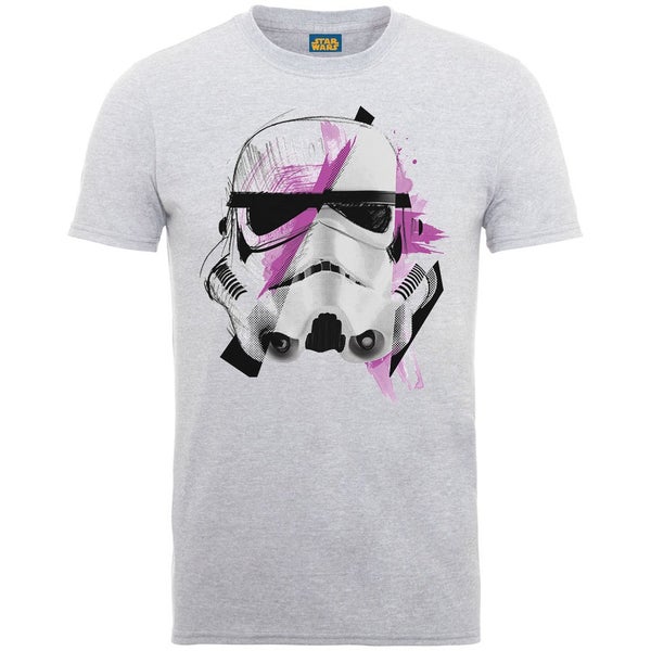 Star Wars Men's Command Stormtrooper Sketch T-Shirt - Heather Grey