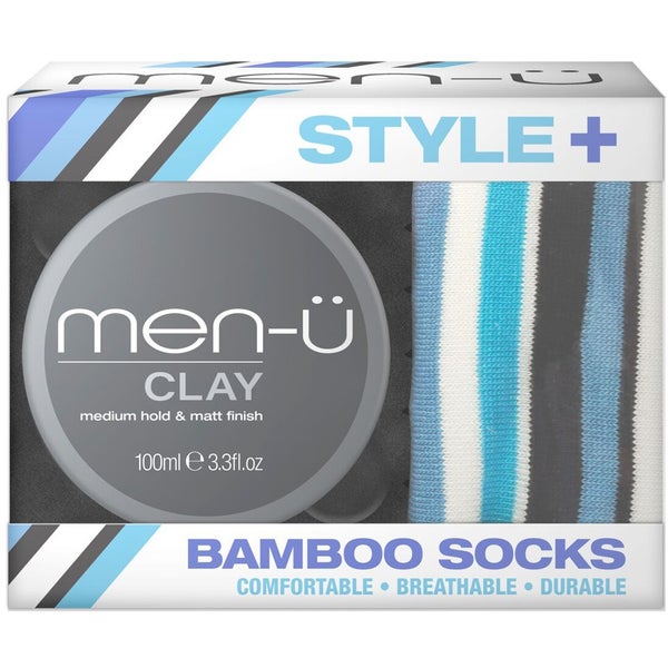 men-ü Style+ Bamboo Socks with Clay