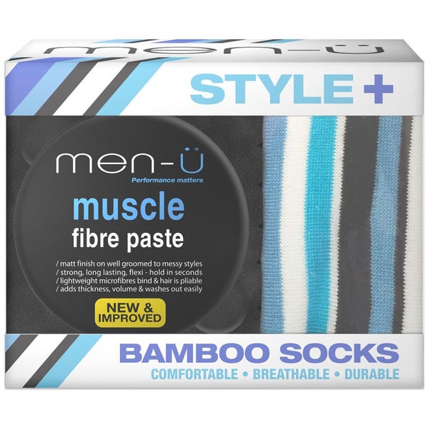men-ü Style+ Bamboo Socks with Muscle Fibre Paste