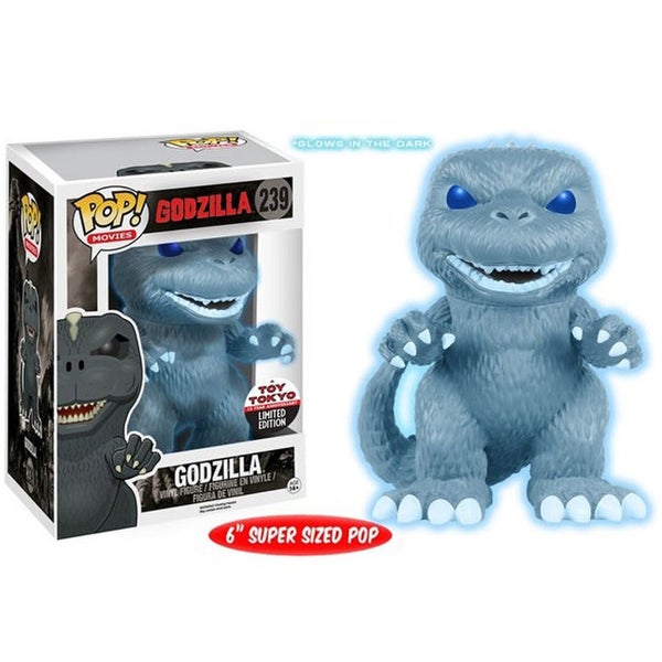 NYCC Godzilla Glow in the Dark Godzilla Exclusive 6 Inch Pop! Vinyl Figure