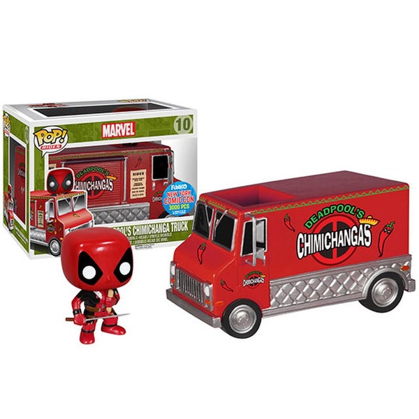 NYCC Marvel Deadpool Chimicanga Red Truck Exclusive Pop! Vinyl Figure