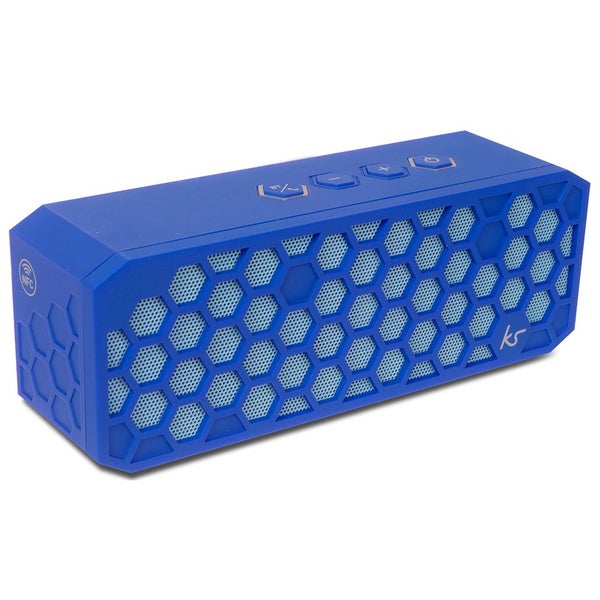 Kitsound Hive 2 Bluetooth Wireless Portable Stereo Speaker - Blue