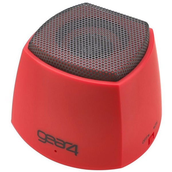 GEAR4 PocketParty Portable Wireless Bluetooth Speaker - Red