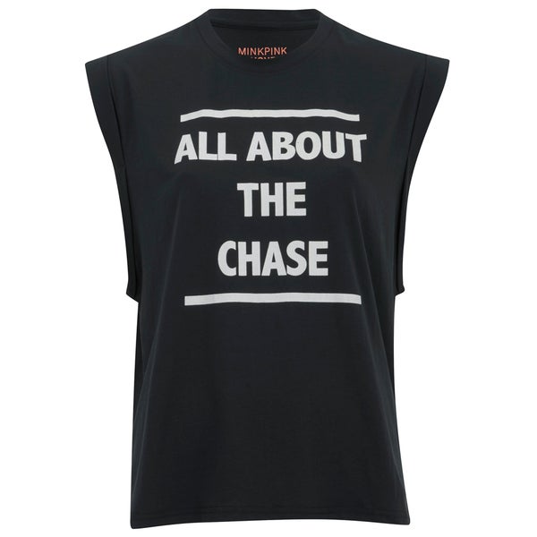 MINKPINK Women's About the Chase T-Shirt - Black