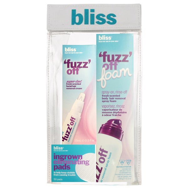 Kit de produits essentiels à l'épilation Hair Removal de bliss (Valeur 72.00 £)