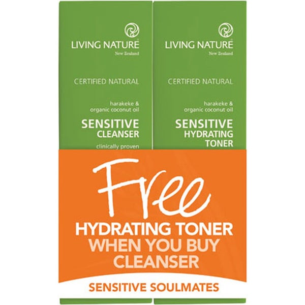 Living Nature Sensitive Cleanser Promotion (100ml) (Worth £42)